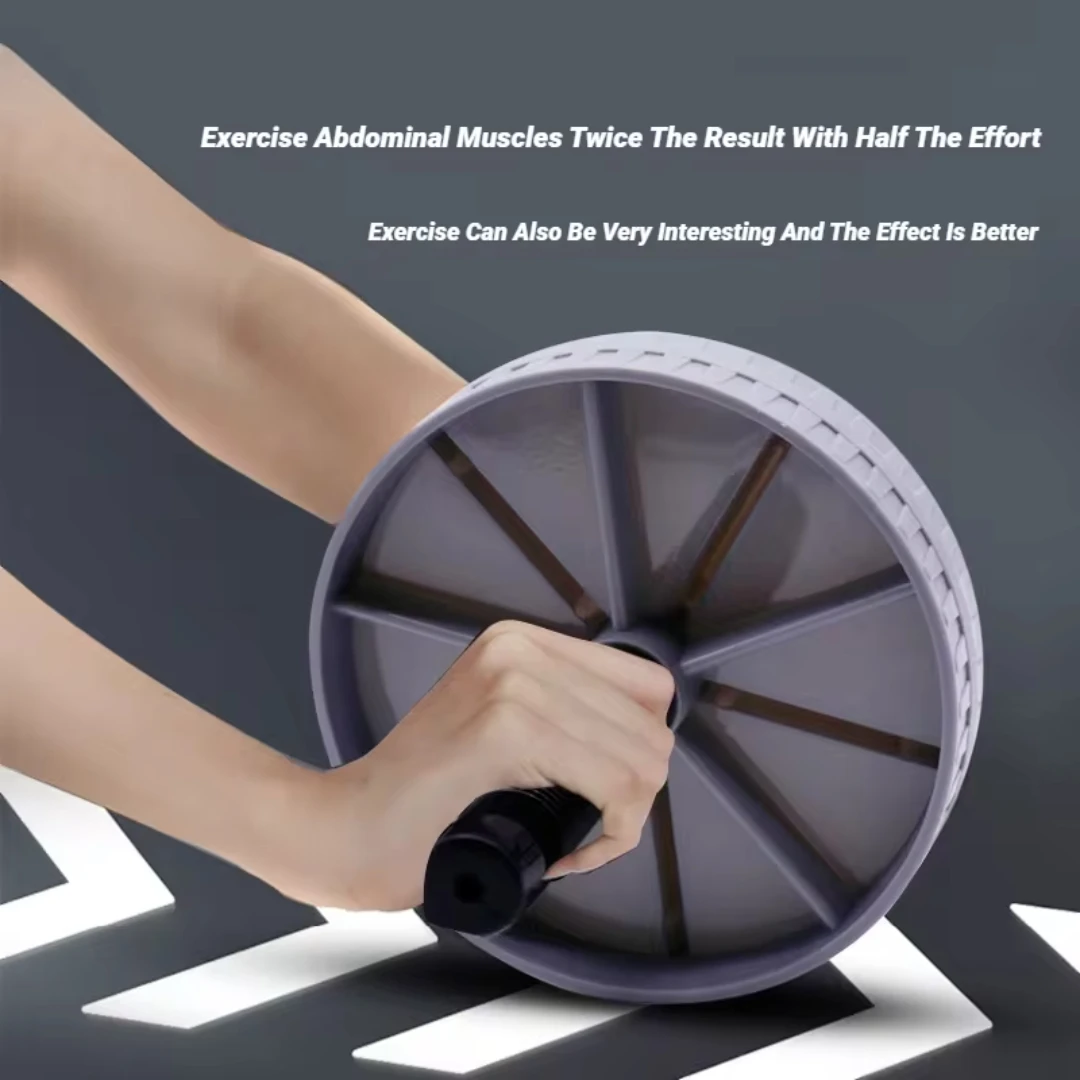 Abdominal Wheel Strong Load Bearing Non-Slip Roller Strengthen Muscle Exercise Equipment Fitness Training Home Use Silent - Image 2