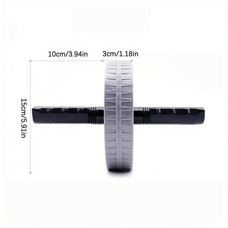 1PC Workout Roller Wheel Non-slip Abdominal Wheel No Noise Abdominal Trainer Exercise Wheel Strengthen Muscle Exercise Equipment - Image 2
