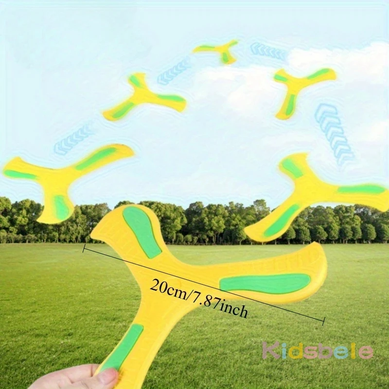 3-Pack LED Light-Up Soft Boomerang Night Glow Flying Toy Night Light Fun Outdoor Sports For Kids & Adult Toy For Playing in Park - Image 2