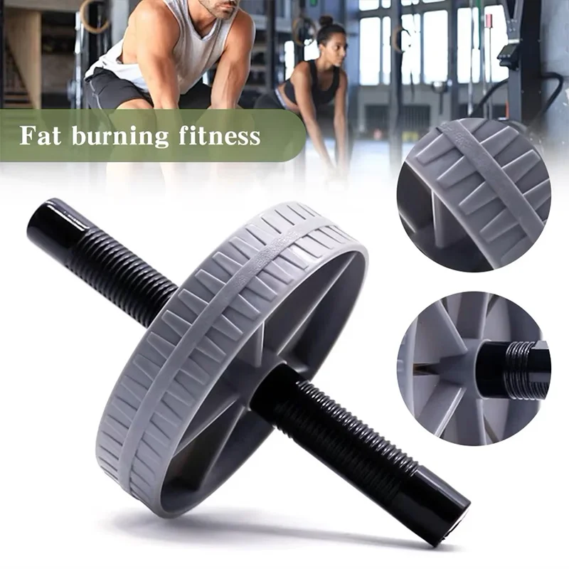 1PC Workout Roller Wheel Non-slip Abdominal Wheel No Noise Abdominal Trainer Exercise Wheel Strengthen Muscle Exercise Equipment - Image 4