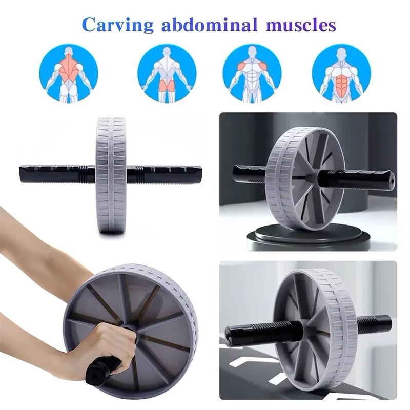 1PC Workout Roller Wheel Non-slip Abdominal Wheel No Noise Abdominal Trainer Exercise Wheel Strengthen Muscle Exercise Equipment - Image 6