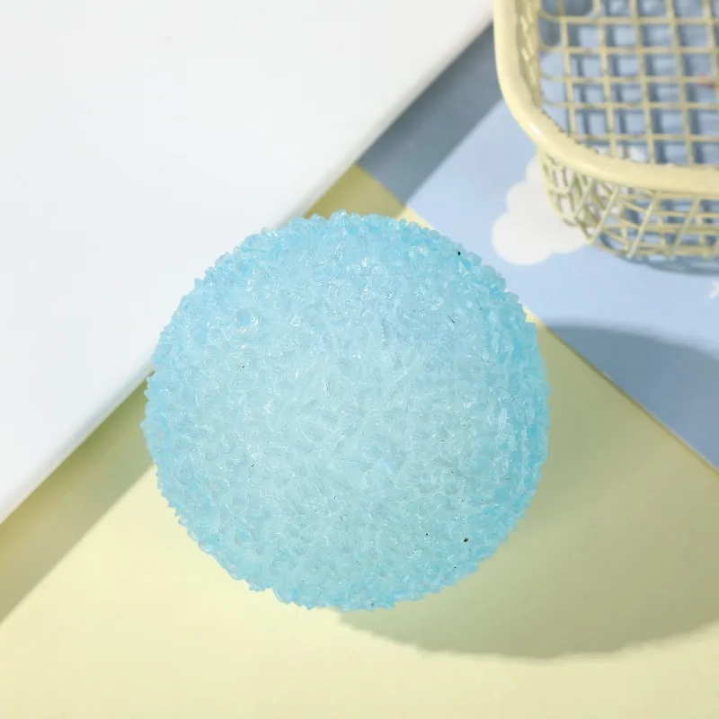 Ice Ball Maltose Squishy Toys Blue Mochi Sensory Fidgets Toy Simulated Transparent Anti Stress Slow-rebound Decompression Toy - Image 5