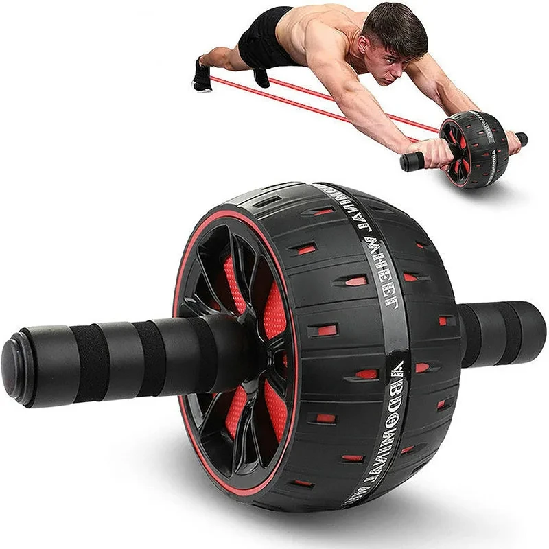 Big Ab Roller for Abs Workout Ab Roller Wheel Exercise Equipment For Core Workout Abdominal Wheel Roller For Home Gym Muscle - Image 2