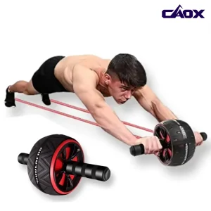 CAOX Ab Roller Wheel For Abs Core Workout Non-Slip Home Gym Fitness Equipment Men Women Abdominal Training Exercise