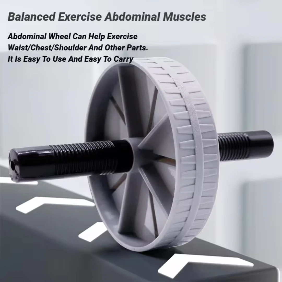 Abdominal Wheel Strong Load Bearing Non-Slip Roller Strengthen Muscle Exercise Equipment Fitness Training Home Use Silent - Image 3