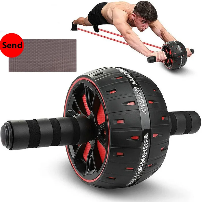 Big Ab Roller for Abs Workout Ab Roller Wheel Exercise Equipment For Core Workout Abdominal Wheel Roller For Home Gym Muscle
