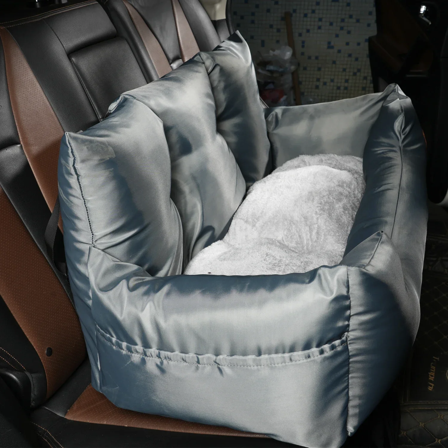 Removable Waterproof Dog Carrier Bag Travel Pet Car Seat Cover Folding Hammock for Cats Dogs Transportin Perro Autostoel - Image 3