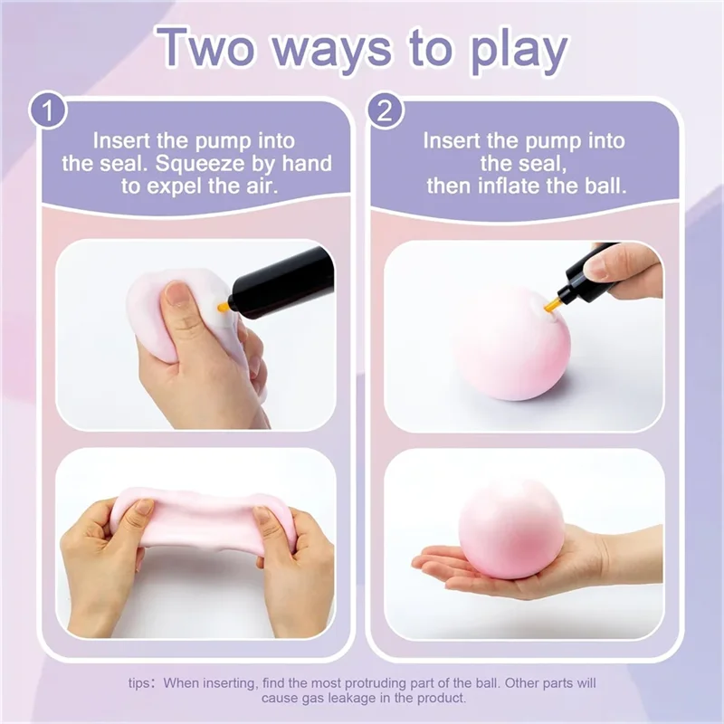 Shapeable Vacuum Squishies Sand Ball Grape Stress Ball Stress Relief Noisy Ball Desktop Squeezing Soothing Toy Birthday Gift - Image 5