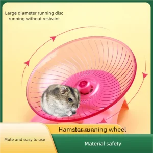 1PC Silent Flying Saucer Exercise Wheel Small Pet Wheel Ideal Running Wheel for Hamsters Mice Hedgehogs