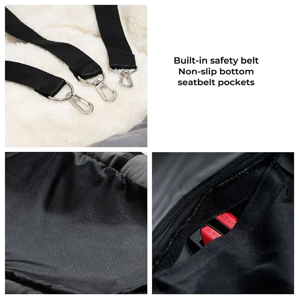 Removable Waterproof Dog Carrier Bag Travel Pet Car Seat Cover Folding Hammock for Cats Dogs Transportin Perro Autostoel - Image 4