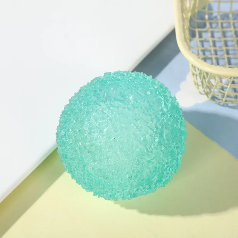 Ice Ball Maltose Squishy Toys Blue Mochi Sensory Fidgets Toy Simulated Transparent Anti Stress Slow-rebound Decompression Toy - Image 6