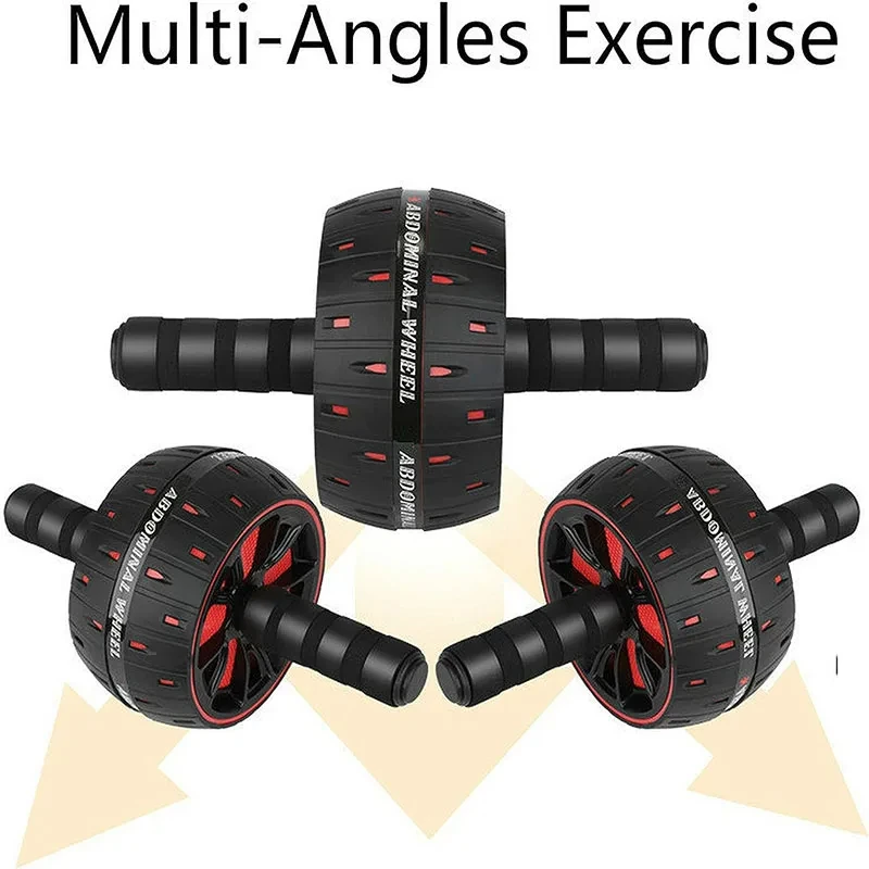 Big Ab Roller for Abs Workout Ab Roller Wheel Exercise Equipment For Core Workout Abdominal Wheel Roller For Home Gym Muscle - Image 3