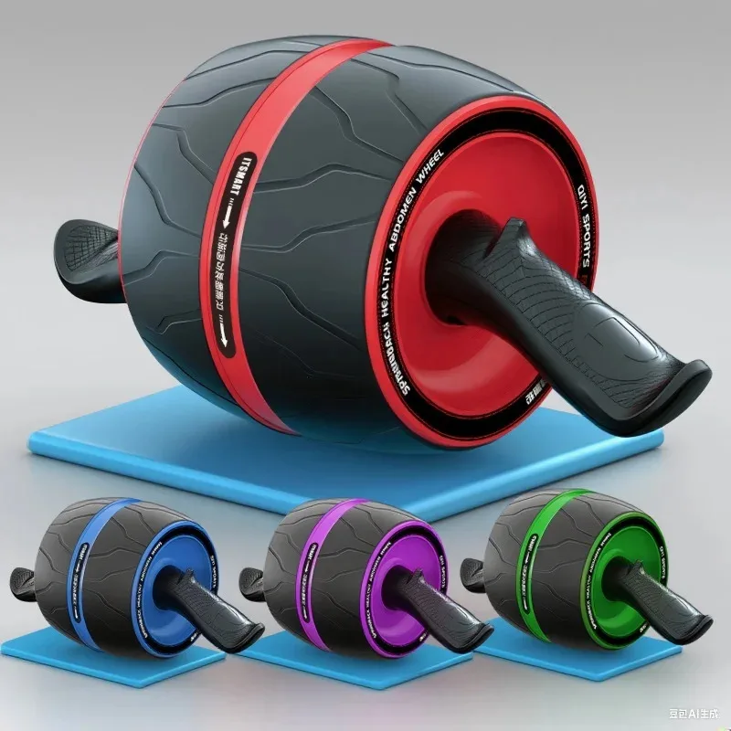 Rebound Ab Roller with Knee Pad – Home Gym Core Strength Trainer | Belly Wheel Workout for Effective Abs Exercise - Image 2
