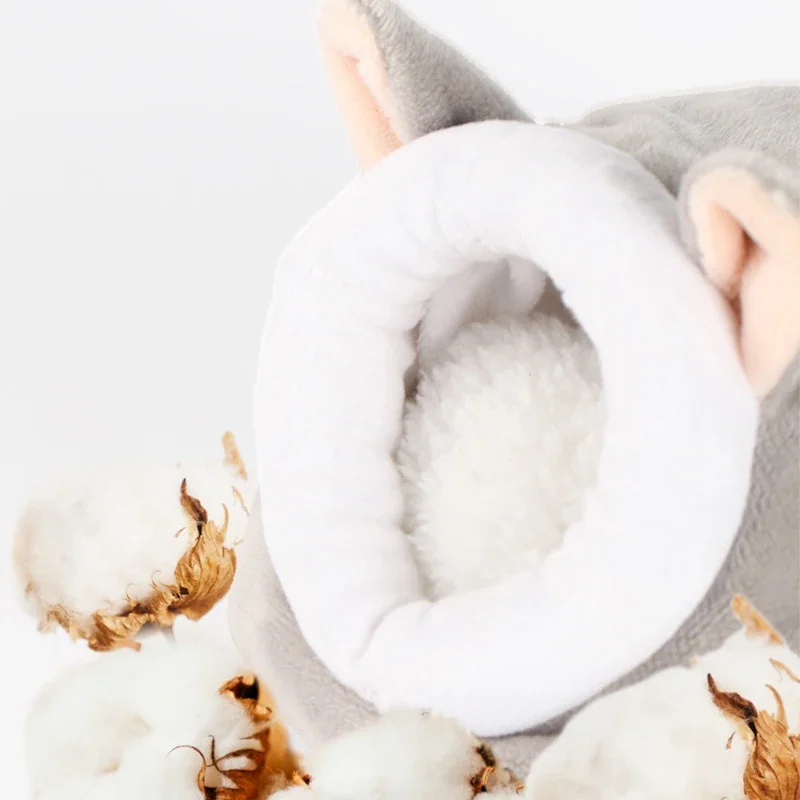 Hamster Cotton Nest Pet Warm Winter Supplies Winter Sleeping Bag House Small Fossa Gold Silk Bear House Mouse Nest Sleeping Bag - Image 3