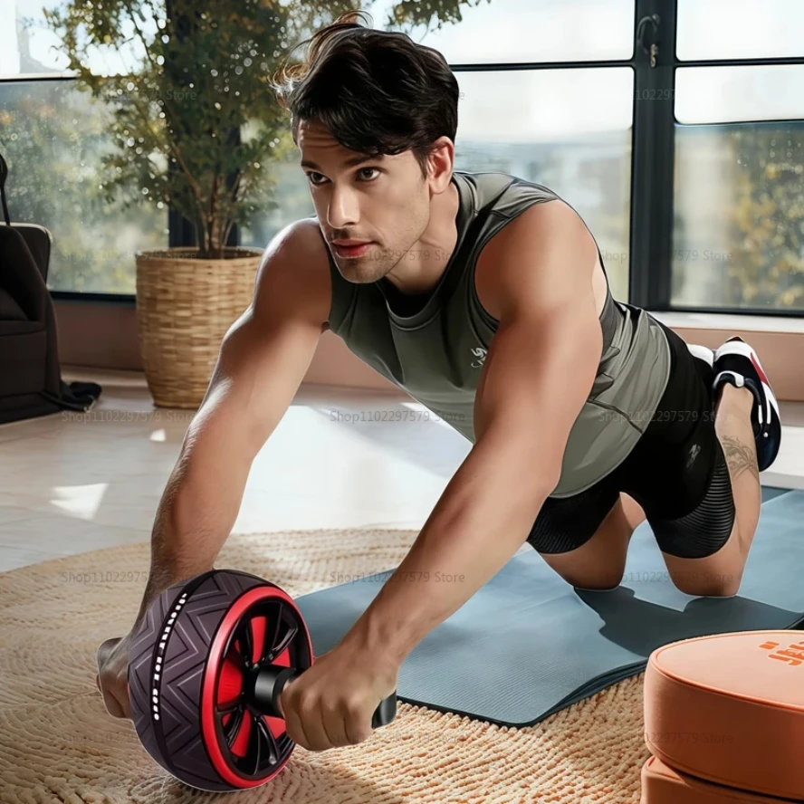 UniversalSports Fitness Abs Roller for Men and Women Silent Abdominal Wheel for Core Strength Toning Slimming Home Gym Equipment - Image 2