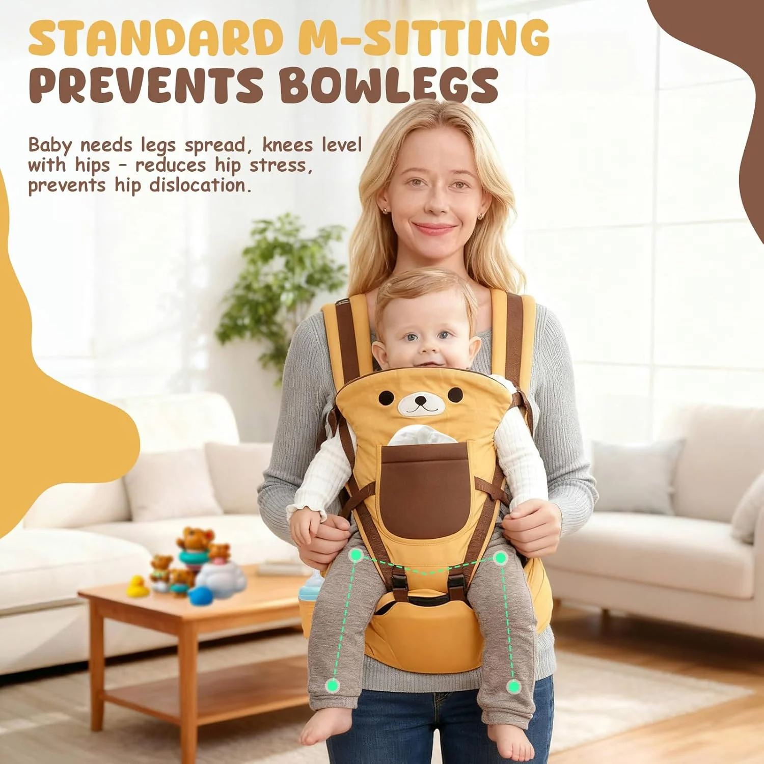 Baby Carrier Waist Stool Walkers Baby Sling Hold Waist Belt Backpack Hipseat Belt Kids Adjustable Infant Hip Seat - Image 6