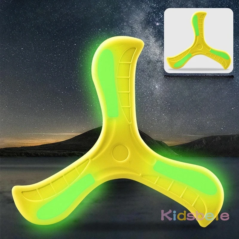 3-Pack LED Light-Up Soft Boomerang Night Glow Flying Toy Night Light Fun Outdoor Sports For Kids & Adult Toy For Playing in Park - Image 4