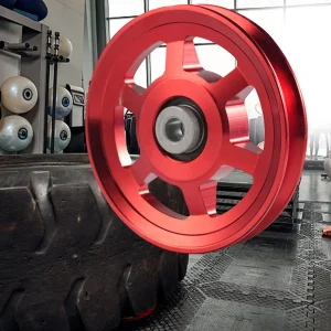 Home Gym Pulley System Aluminum Alloy Pulley Wheel 105mm for Cable Machine Training Exercise Equipment